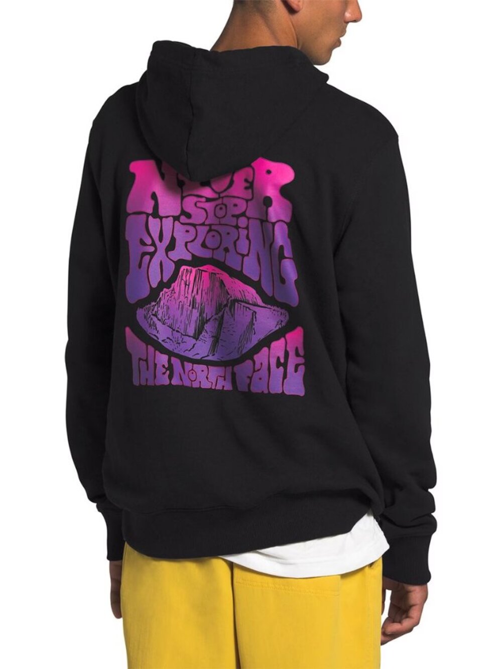 The North Face Never Stop Exploring Graphic Hoodie Black, Men's Medium